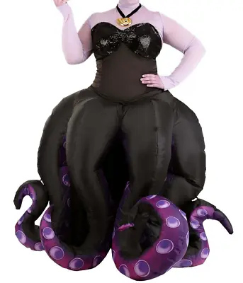 Women's Disney Ursula Little Mermaid Inflatable Costume SIZE 3X (Used) • $89.99