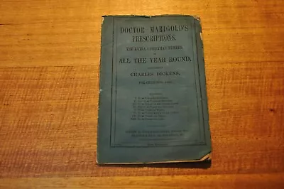 Charles Dickens Doctor Marigold's Prescriptions Christmas Number 1865 • £15.99