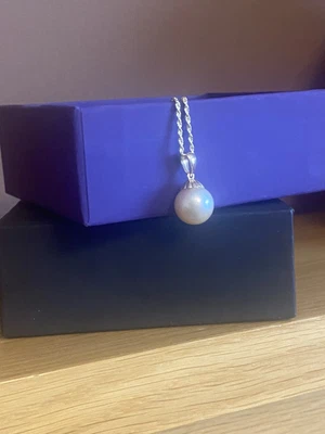 £150 • Buy 18k Yellow Gold, South Sea Pearl AAA Pendant With 18k Gold Chain