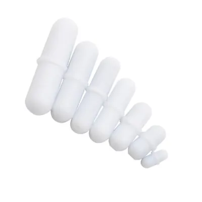  7 Pcs Magnetic Stirrer White Blender Stirring Bar PTFE Rod Electromagnetic • $8.06