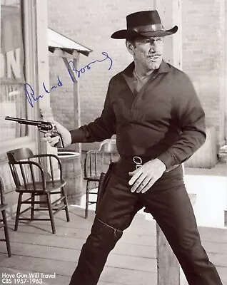 Rare Still  Richard Boone Have Gun Will Travel  Singed #5 • $13