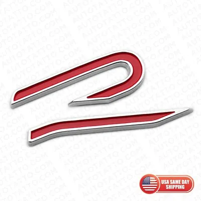 $39.99 • Buy Universal MK8 Lettering Chrome Tailgate Rear Logo Badge Nameplate Emblem Sport