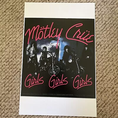 Mötley Crüe Girls Girls Girls Poster 11 X 17 (227) • $9.99