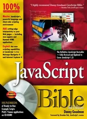 £20.52 • Buy JavaScript Bible By Danny Goodman. 9780764531880