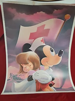 Disney  Minnie Mouse American Red Cross Poster • $25