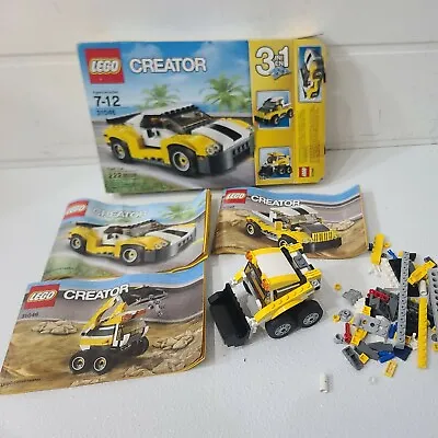 Lego Creator 31046 3-in-1 222 Pieces Fast Car Forklift Semi Tractor *Complete* • $28.86