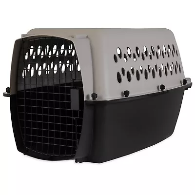 Pet Kennel For Cat Dogs Hard-Sided Plastic Pet Carrier Medium 28-in Length Crate • $48.62