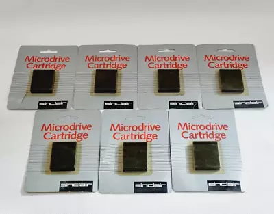 7 X Vintage Sinclair Ql Microdrive Cartridge Job Lot • $95