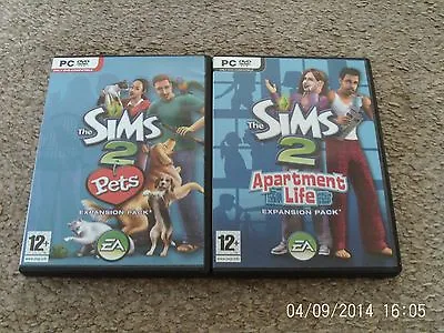 £29.99 • Buy Sims 2 Apartment Life & Sims 2 Pets