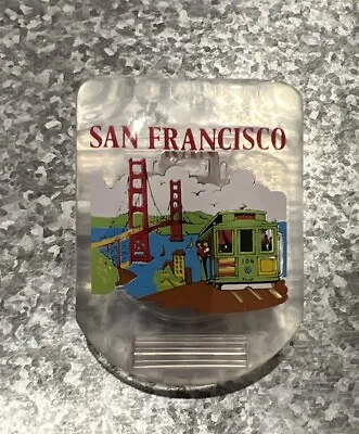Souvenir Magnet San Francisco Clip California Paper Note Holder Refrigerator • $1.99