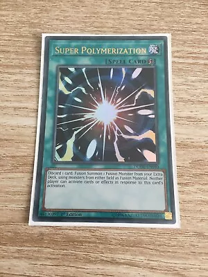 Yugioh Super Polymerization DUDE-EN040 Ultra Rare 1st Edition NM • £7