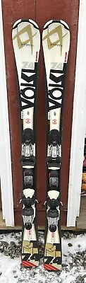 128 Cm Volkl RTM 7.4 Skis Bindings + Large Dalbello Boots (use Like Ski Blades) • $179.99