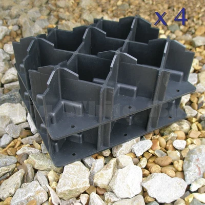 £14.95 • Buy Milenco Corner Steady Height Stacking Feet Blocks X 4 – Caravan / Motorhome