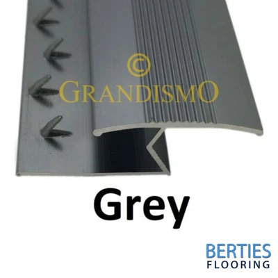 £8.50 • Buy Carpet To Tile / Laminate / Wood - Z Edge- Metal Strip Trim Threshold / Door Bar