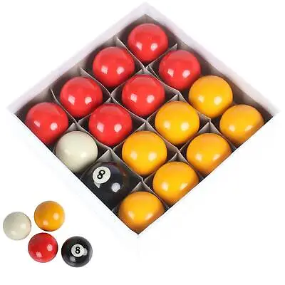 £14.89 • Buy NEW 2  Red And Yellow Billiards Set - High Quality Tournament Balls UK