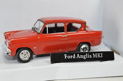 £14.80 • Buy MODEL FORD ANGLIA RED Original Ford Anglia Saloon 105 E Scale 1:43 DIECAST NEW