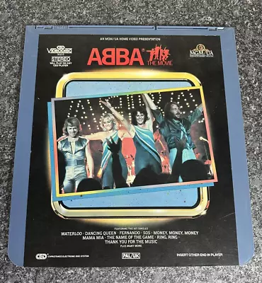 Rare Ced Videodisc Abba The Movie 30215uk Pal • $63.61