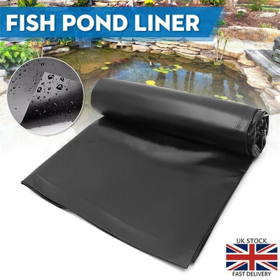£13.59 • Buy Hevy Duty Fish Pond Preformed Liners Garden Pool Membrane Reinforced Landscaping