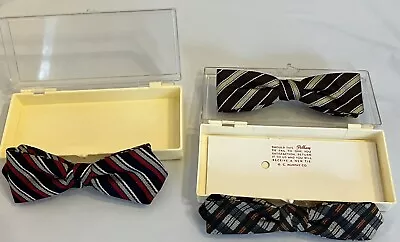 Lot Of (3) Vintage Bow Ties Sherman Clipper & Pelham • $29