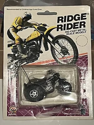 VINTAGE 1980’s ZEE Toys RIDGE RIDER - HONDA Police ATC 3 WHEELER Diecast 1986 • $129.99