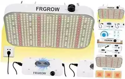  LED Grow Lights 1000W Dimmable UV-IR Full Spectrum Plant Growing Lamps 2x2  • $115.43