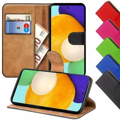 Protective Cover For Samsung Galaxy Phone Case Slim Flip Case Book Cover Wallet • £9.78