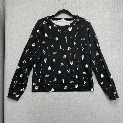 $36.99 • Buy Gorman Womens Jumper Size 8 Black Floral Megan Grant 2953