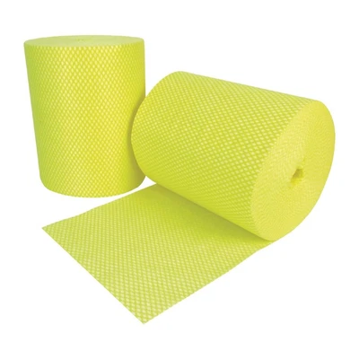 £49.46 • Buy EcoTech Envirolite Super Antibacterial Cleaning Cloths Yellow Roll Of 2 X 500 - 