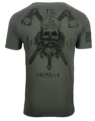 Howitzer Style Men's T-Shirt VALHALLA SPIRIT Military Grunt S-5XL • $23.95