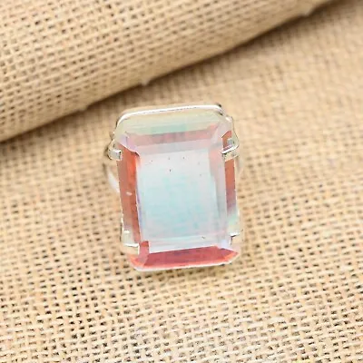 Beautiful Gemstone Handmade Solid 925 Sterling Silver Jewelry Ring • $12.99