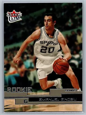 2002-03 Fleer Ultra - #204 Manu Ginobili (RC) - HOF NM-MT *TEXCARDS • $12.50