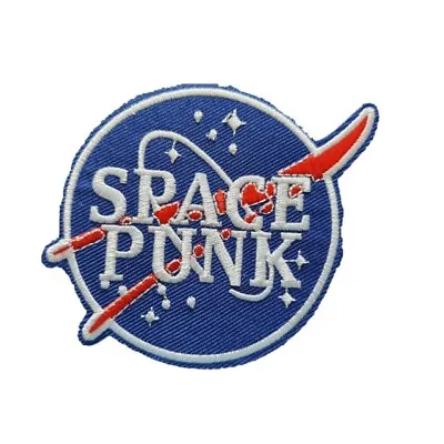 SPACE PUNK - NASA Inspired Iron On Patch Transfer Badge Brand New Sew On Patch • £2.79