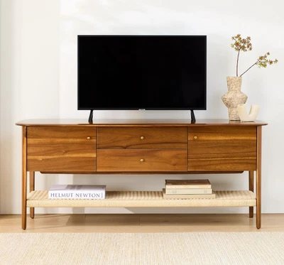 £949 • Buy John Lewis Sideboard Chadwick Mid-Century Media Console 173cm, Cool Walnut