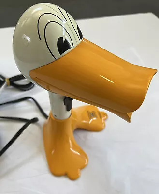 Vintage Kitsch Cartoon Salon Salton Crazy Duck Hairdryer With Stand • $140