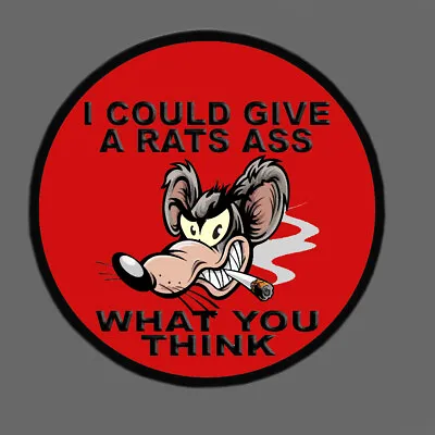 Hot Rod Rats Ass  Rat Fink Sticker Chopper Racing  Oil Gas Motorcycle Tool Box • $2.60