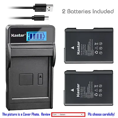 Kastar Battery LCD Charger For Nikon EN-EL14 & Nikon D3100 DSLR Nikon D3200 DSLR • $15.99