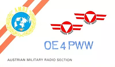 £2.79 • Buy 1 X QSL Card Radio Austria OE4PWW Military Radio Potzneusiedl 2003 ≠ S995