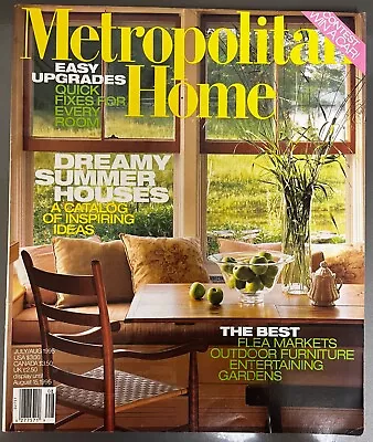 METROPOLITAN HOME Magazine ~ July/August 1995 • $16.98