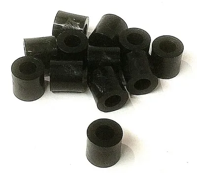 £2.99 • Buy Black Nylon Plastic Spacers Pack Of 12 - Standoff Washers M5 - 10mm