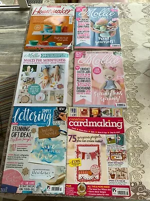 Lot Of 6 Craft Magazines Gifts NOT Included • £5