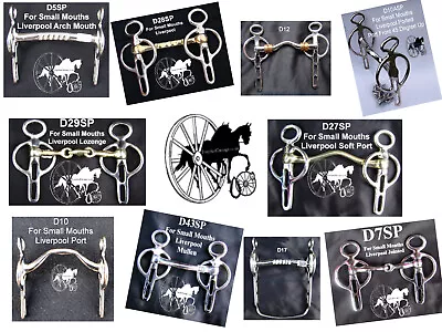 Carriage Driving Horse Bit Liverpool Jointed Lozenge KK-Glory Myler (16 Styles) • $63.15