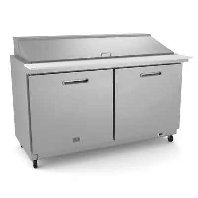 Kelvinator KCHMT60.24 60  Two Section Mega Top Sandwich Prep Table 24 Pan • $2899