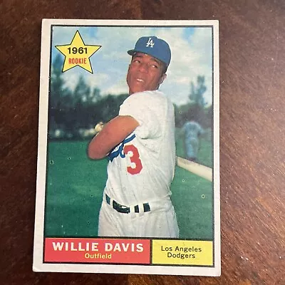 1961 Topps - #506”Willie Davis” (RC) • $3.99