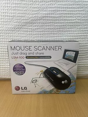 LG Smart Scan Black  Mouse Scanner Model (LSM-100) Windows/Mac Compatible New • $25.95