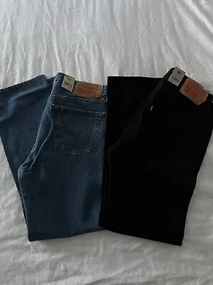 Lot Of 2 Pairs Levi's 501 Jeans Men's 34x32 Button Fly Straight Leg Jeans New • $49
