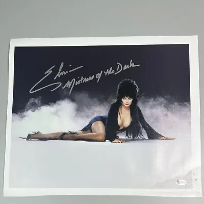 16x20 Elvira Mistress Of The Dark Cassandra Peterson Signed BAS • $139