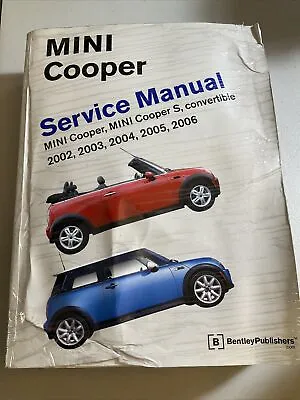 Bentley Diagram Book Repair Guide Service Manual For Mini Cooper/S/ Convertible • $110