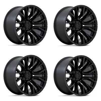 Set 4 Fuel D847 Rebar 17x9 6x135 Blackout Wheels 17  1mm Rims • $1164