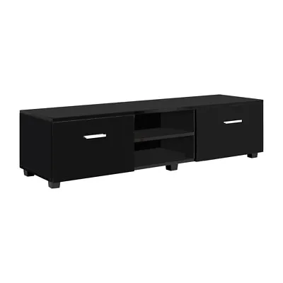$133.11 • Buy Artiss TV Cabinet Entertainment Unit Stand High Gloss Storage Shelf 140cm Black