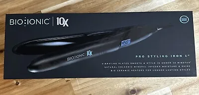 Bio Ionic 10X Pro Styling Iron 1 -Nano Ionic-with Vibrating Plates • $99.99